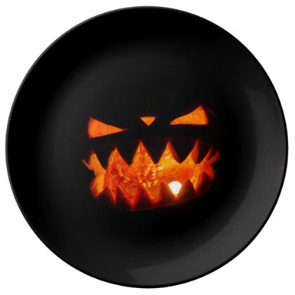 Halloween Pumpkin Dinner Plate