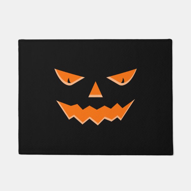 Halloween Pumpkin                                Doormat (Front)