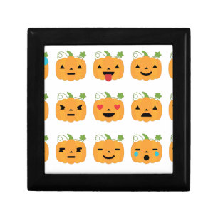 halloween pumpkin emojis gift box