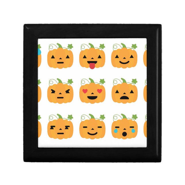 halloween pumpkin emojis gift box (Front)