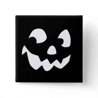 Halloween Pumpkin Face button