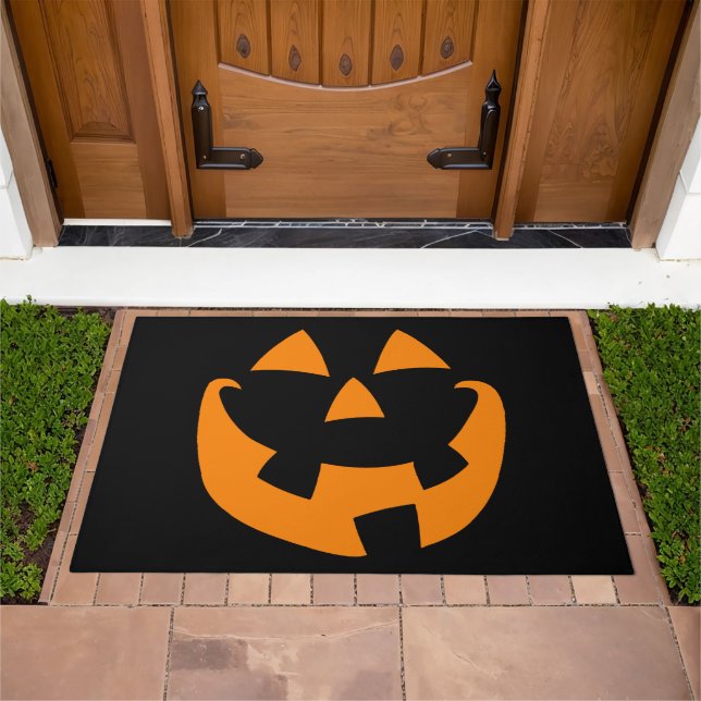 Halloween Pumpkin Face Doormat (Outdoor)