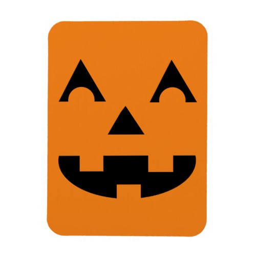 Halloween Pumpkin Face Magnet