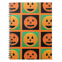 Halloween pumpkin face pattern