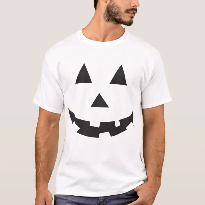 This is My Halloween Costume Scary T-shirt Pumpkin Scary Face Horror Gift Tops