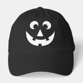 Halloween Pumpkin Face Screwball Graphics Hat