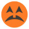 Halloween Pumpkin Face Sticker 12