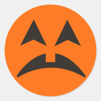 Halloween Pumpkin Face Sticker 12