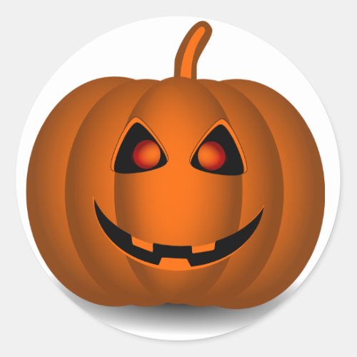 Halloween Pumpkin Face Stickers