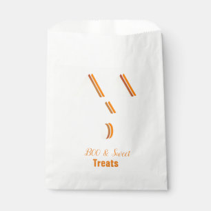 Halloween Pumpkin Face Treats Favor Bag
