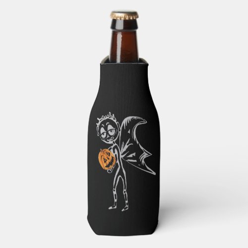 Halloween Pumpkin Fairy Bottle Cooler