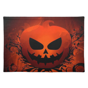 Halloween/Pumpkin/fall/autumn Cloth Placemat