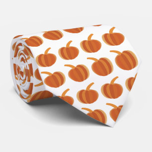 Halloween Pumpkin Fall Autumn Halloween Neck Tie