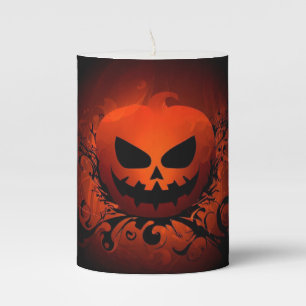 Halloween/Pumpkin/fall/autumn Pillar Candle