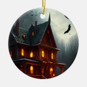 Halloween/Pumpkin/Fall Ceramic Ornament