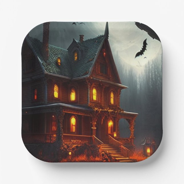 Halloween/Pumpkin/Fall  Paper Plates (Front)