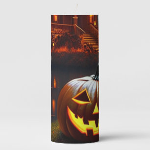 Halloween/Pumpkin/Fall Pillar Candle