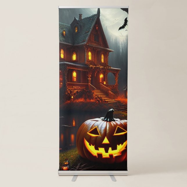 Halloween/Pumpkin/Fall Retractable Banner (Front)