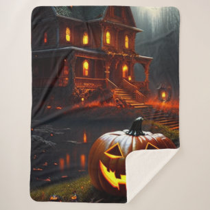 Halloween/Pumpkin/Fall  Sherpa Blanket