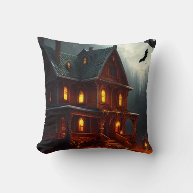 Halloween/Pumpkin/Fall  Throw Pillow (Front)
