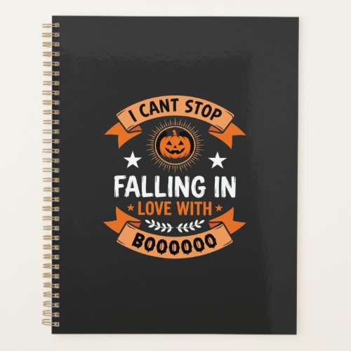 Halloween Pumpkin Falling In Love Planner