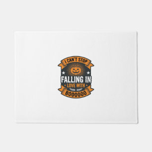 Halloween Pumpkin Falling In Love Vintage Shirt De Doormat