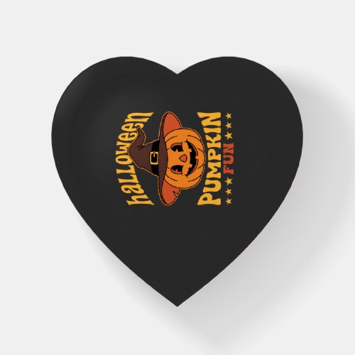 Halloween Pumpkin Fun Witch Hat Cartoon Paperweight