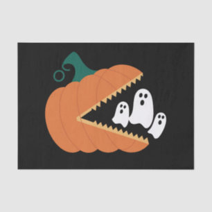 Halloween Pumpkin Funny Ghosts Boys Kids  Tissue Paper