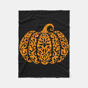 Halloween Pumpkin Funny Thanksgiving Pumpkin Fleece Blanket
