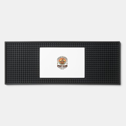 Halloween Pumpkin Funny Vintage Witch Hat_1 Bar Mat