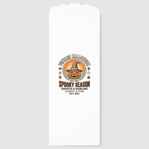Halloween Pumpkin Funny Vintage Witch Hat_1 Bookmarks