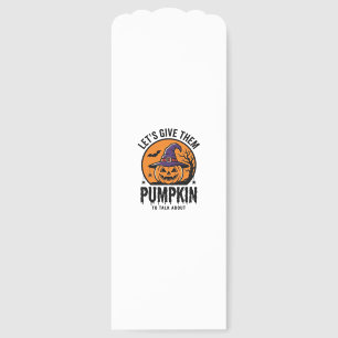 Halloween Pumpkin Funny Witch Hat Spooky Retro_1 Bookmarks