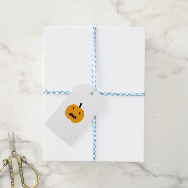 Halloween Pumpkin Gift Tags