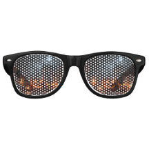 Halloween Pumpkin Glow Sunglasses Design