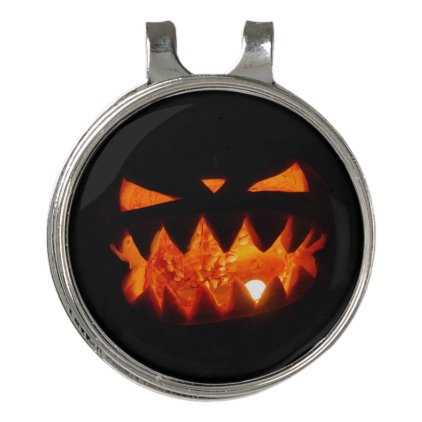 Halloween Pumpkin Golf Hat Clip