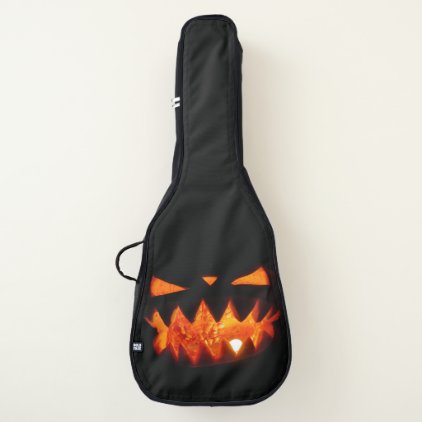 Halloween Pumpkin Guitar Case