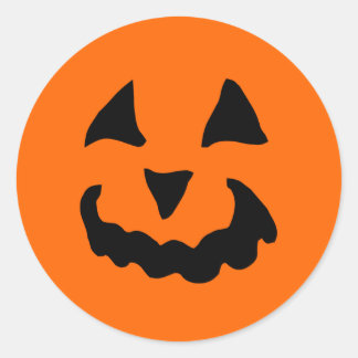 Halloween Pumpkin Halloween Classic Round Sticker