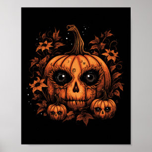 Halloween Pumpkin Halloween Costume Poster