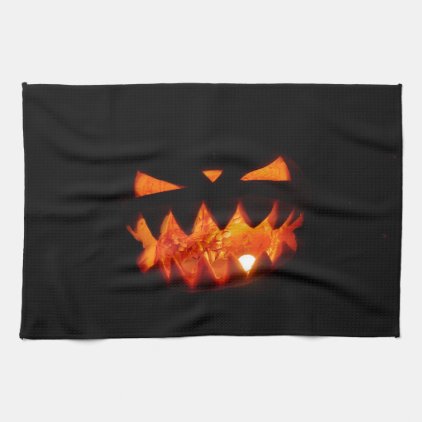 Halloween Pumpkin Hand Towel