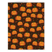 Halloween Pumpkin head pattern. (Front)