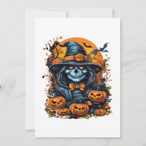 Halloween Pumpkin Holiday Card