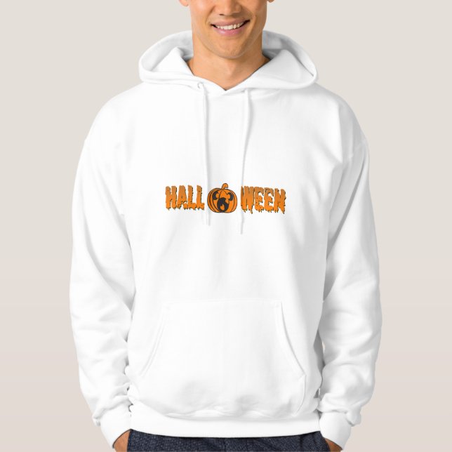 Halloween Pumpkin                         Hoodie (Front)