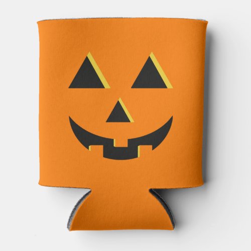Halloween Pumpkin Jack_O_Lantern Can Cooler