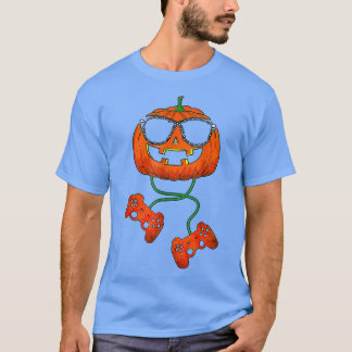 Halloween Pumpkin Jack O Lantern Halloween Gamer B T-Shirt