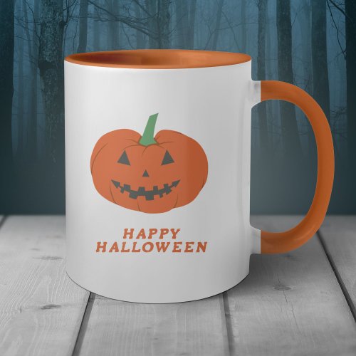 Halloween Pumpkin Jack O Lantern Mug