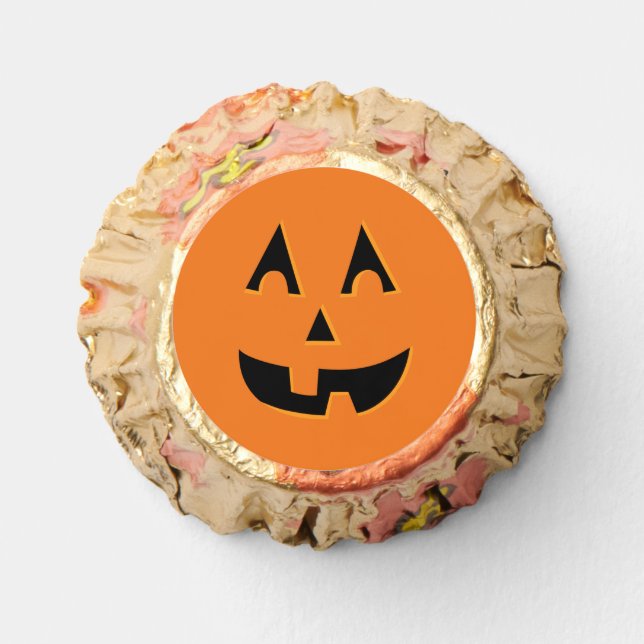 Halloween Pumpkin Jack o lantern Reese's Peanut Butter Cups (Front)