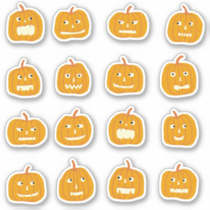 Halloween Pumpkin Jack O’Lantern Sticker