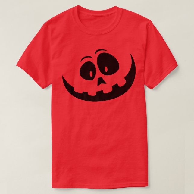 Halloween Pumpkin Jack O Lantern Trick Or Treat  T-Shirt (Design Front)