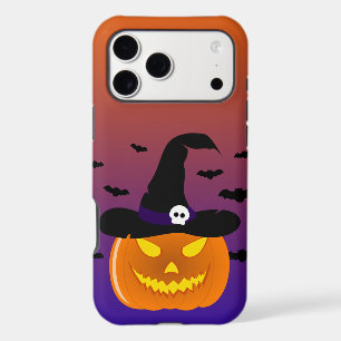 Halloween Pumpkin Jack o’ Lantern Witch Hat iPhone 17 Pro Max Case