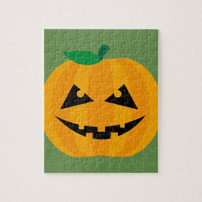 Halloween Pumpkin Jigsaw Puzzle (Vertical)